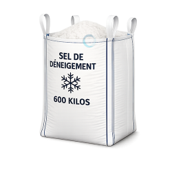 Sel de déneigement - Big bag 600 kg - Solution économique pour usages professionnels