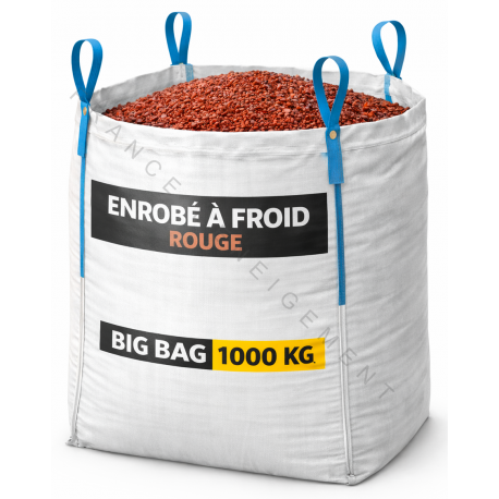 Enrobé époxy rouge à froid – Big Bag 1 Tonne – Qualité professionnelle