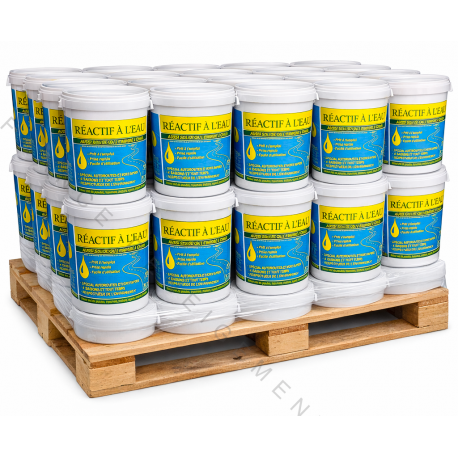 Enrobé réactif à l’eau haute performance – Palette de 1 Tonne – Réparation de voirie