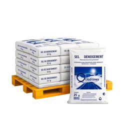 Sel de déneigement en sacs de 25 kg - 1/2 palette 300 kg